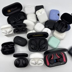 Mixed Lot 25 Earbuds Sets Wireless Bluetooth Unbranded Uncleaned