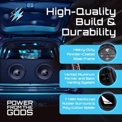 HIFONICS HFX12D4 12″ 800 Watt 4 Ohm DVC Car Audio Subwoofer Power Bass Sub
