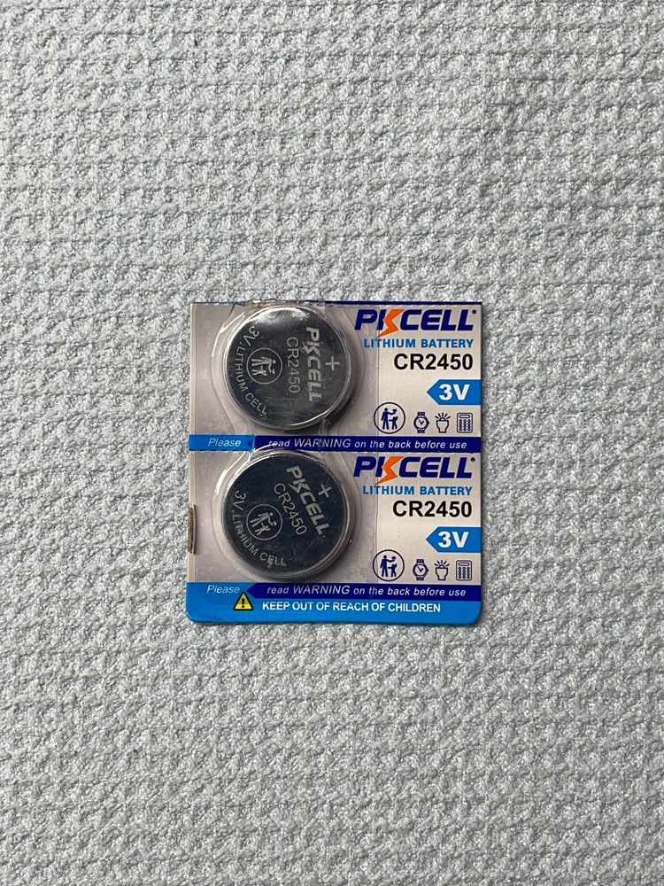 2 Pack CR2450 2450 PKCELL Lithium 3v Battery USA Free SHIP FRESH 12/2027