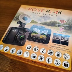 Rove R2-4K Car Dash Cam – 4K Ultra HD 2160P – Built-In WiFi & GPS