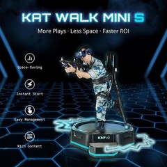 KAT VR KAT Walk Mini S Omnidirectional VR Treadmill Locomotion, Black/Blue