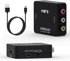 HDMI To RCA AV Adapter Converter Cable CVBS 1080P Composite Video Audio