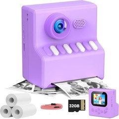 Creative Instant Camera for Kids Aged 3-12 – 48MP, Print Photos & Record Videos!