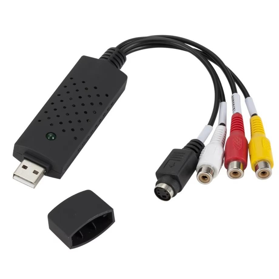 USB 2.0 Audio Video VHS VCR TV to DVD Converter Capture Card Device Adapter US