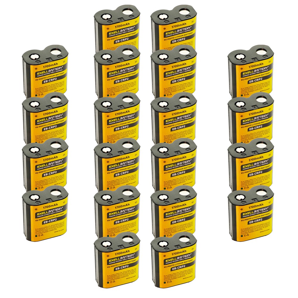 20x 6V 1700mAh CRP2 Photo Battery Compatible With CR-P2S DL223A DLCRP2 EL223AP
