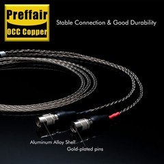HIFI 16Core OCC Silver Plated Headphone Upgrade Cable For Dan Clark Audio