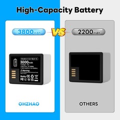 2 Pack Rechargeable Battery A-1 for ARLO PRO & Arlo Pro 2 Camera VMA4400 VMS4230