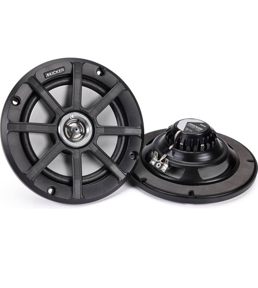 Kicker 51PSC652 PSC65 6.5-Inch PowerSports Weather-Proof Coaxial Speakers, 2-Ohm