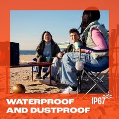 Clip 5 – Ultra-Portable, Waterproof & Dustproof Bluetooth Speaker, Big Black