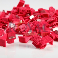 (100) Red Scotch Lock Quick Splice 22-18 AWG Wire Connector