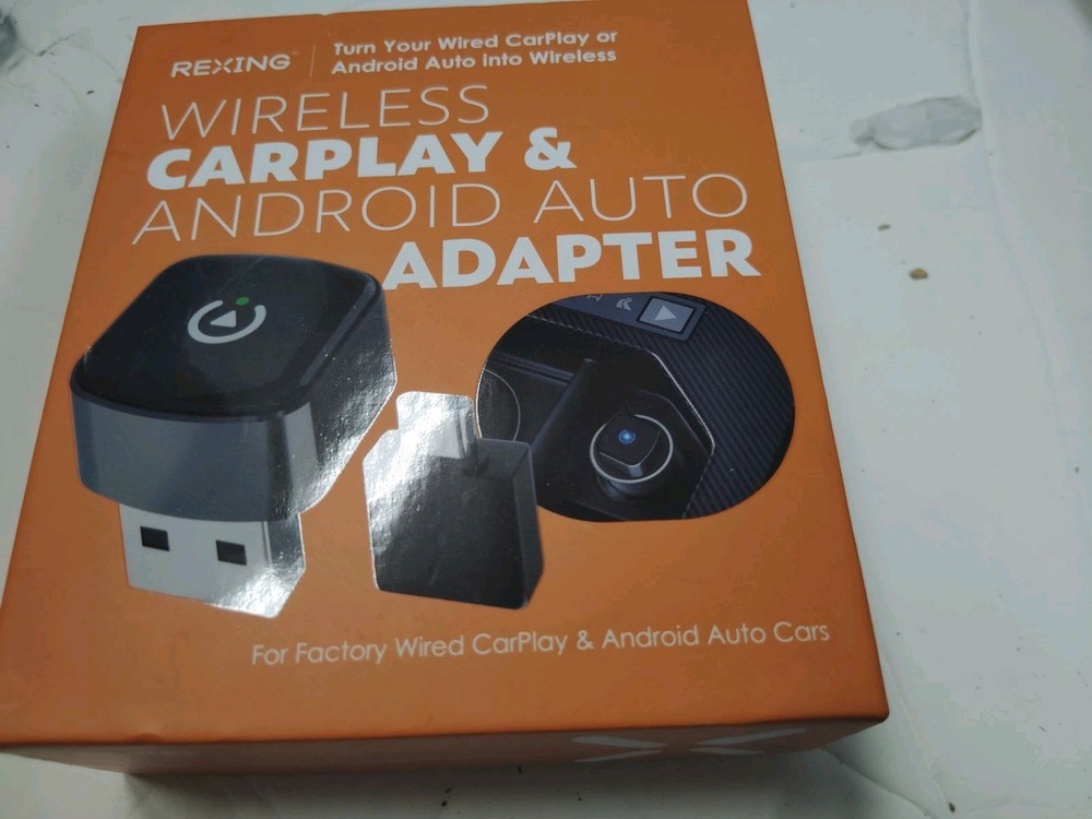 Rexing – CPW-52 Wireless CarPlay & Android Auto Adapter For iPhone iOS 10+