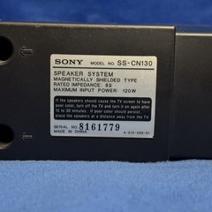 Sony SS-CN130 Center + 2x SS-V130 Wired Peripheral Speaker System 8 Ohm Black
