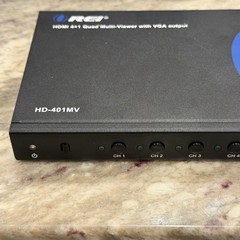 Quad Multi Viewer 4×1 Seamless HDMI Switch Full HD 1080p (HD-401MR)