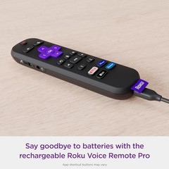 Voice Remote Pro Rechargeable Hands-Free Voice Control Headphone Mode Lost Find.