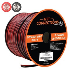 Speaker Zip Wire Primary Bonded Red & Black Cable Stranded Car Audio Automotive