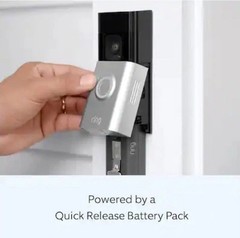 Ring Battery Doorbell Plus Security Camera Satin Nickel Brand New SEALED