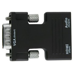 HDMI TO VGA HDMI Female to VGA Male Converter adapter w/ Audio Support 1080P