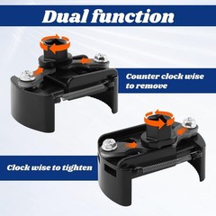 Universal Oil Filter Wrench Adjustable with Auto-Clamp Spring, 60-80mm (2.36-3.1
