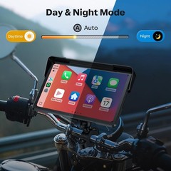 WIFI 7inch Carplay Screen for Motorcycle Wireless Moto CarPlay Android Auto GPS