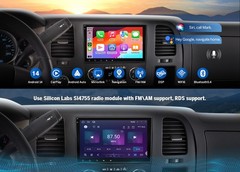 8 in Android 14 4+64 for Chevrolet/GMC 2007-2013 CarPlay Car Radio GPS Bluetooth
