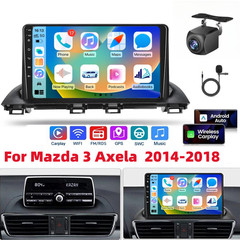 9″ Quad Core Car Radio For Mazda 3 Axela 2014-2019 Android GPS Stereo 4GB+64GB