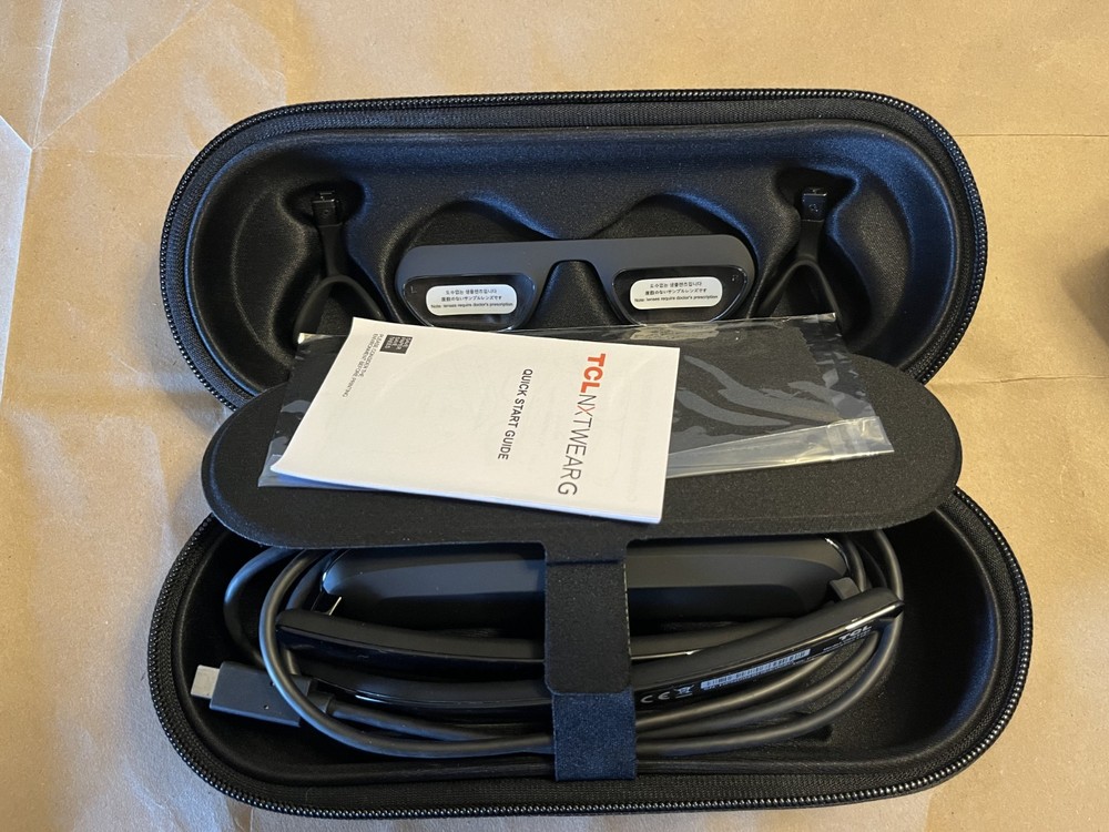 TCL NXTWEAR G . Smart Video Glasses. 1080p. Open Box. Excellent Condition.