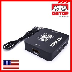 HDMI to RCA AV HD Converter Adapter Composite Cable CVBS 3-RCA Audio Video 1080P