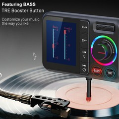Bluetooth 5.0 Car Wireless FM Transmitter Adapter USB PD Charger AUX Hands LOT