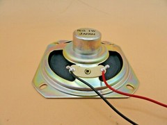 3″ SQUARE MINI SPEAKER 16 OHM 1 WATT NEW / NOS (LOT OF 2)