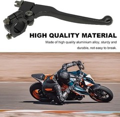 Motorcycle Clutch Lever, 7/8″ 22mm Left Handlebar Folding Color: Black+Wrench