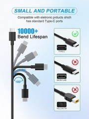 65W USB-C Power Adapter for Portable Jump Starters and Power Stations