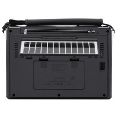 Solar Rechargeable Portable Bluetooth Radio with AM/FM/SW 3-Band Radio RETROBOX