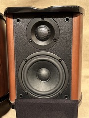 HiVi Swans Swan M-50W Bookshelf Left & Right Speaker Pair TESTED Loud Sounds