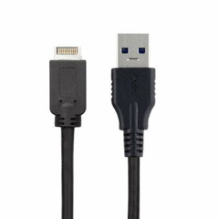 50cm USB 3.1 Front Panel Header to USB 3.0 Type-A Male Extension Data Cable