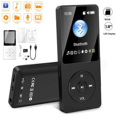 Portable Bluetooth MP3 Player HIFI Music Speakers MP4 Media Radio Recorder 16 GB