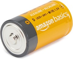 Amazon Basics 12-Pack D Cell Alkaline Batteries, 1.5 Volt Exp 09/2030