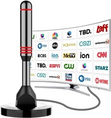 Compact 5.5 in Digital TV Antenna for Smart TVs – Easy Install & Long Range