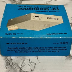 Vtg Archer RF Modulator 15-1273 Video/Computer Converter Open Box RARE!