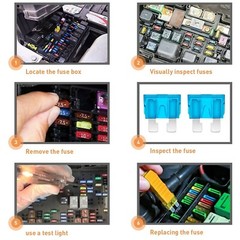 120Pcs Car Medium Blade Fuse Assortment Assorted Kit Blade Auto Truck Automotive