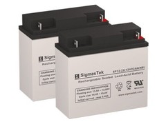 Merits P320 MP3C-Jrv Replacement Battery Set by SigmasTek, 12V 22AH, 2 Pack