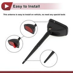 1 Pc Car Dummy Antenna with Base Truck ABS Roof Mount Antenna Decoration Only…