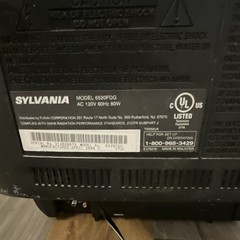 Sylvania 6520FDG 20″ Flat CRT Color TV / DVD Combo – Retro Gaming Tested