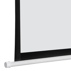 120” Projector Screen Projection Screen Manual Pull Down HD Screen 1:1 Format