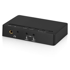 Analog 7.1 Channel Decoder COAX/OPT Audio Converter USB DAC MIC Music Player
