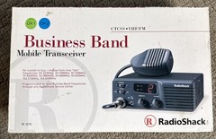 New Radio Shack #19-1210 Business Band Mobile Transceiver CTCSS VHF-FM 2 Channel
