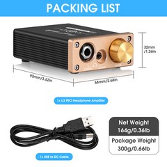 HIFI Class A Headphone Amplifier Mini Desktop Stereo Audio Amp for Earphones