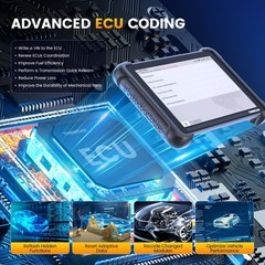 ThinkScan 689BT Auto Diagnostic TPMS Tool Bidirectional OBD2 Scanner E.CU Coding