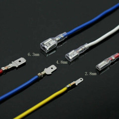 450PCS Female Male Spade Connectors Wire Crimp Terminals Set 2.8mm/4.8mm/6.3mm