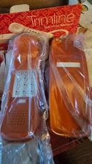 Vintage Western Electric Bell Trimline Touch Tone Telephone Phone New – orange