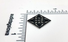 Equipment Badge Custom Made Aluminum Small Size 3/4″